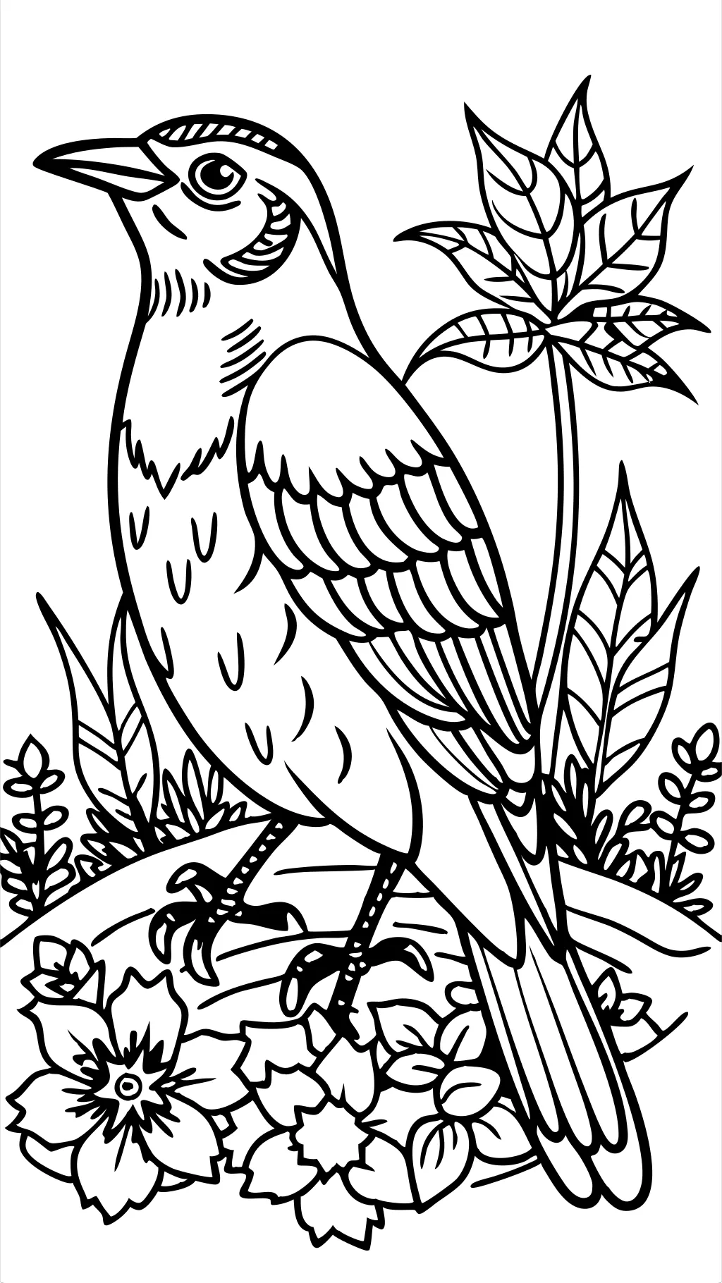 coloring pages bird